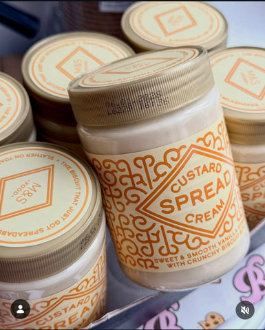 Custard Cream Millionaire Cookie featuring that famous spread