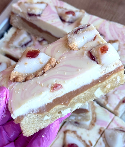 Cherry Bakewell cookie millionaire