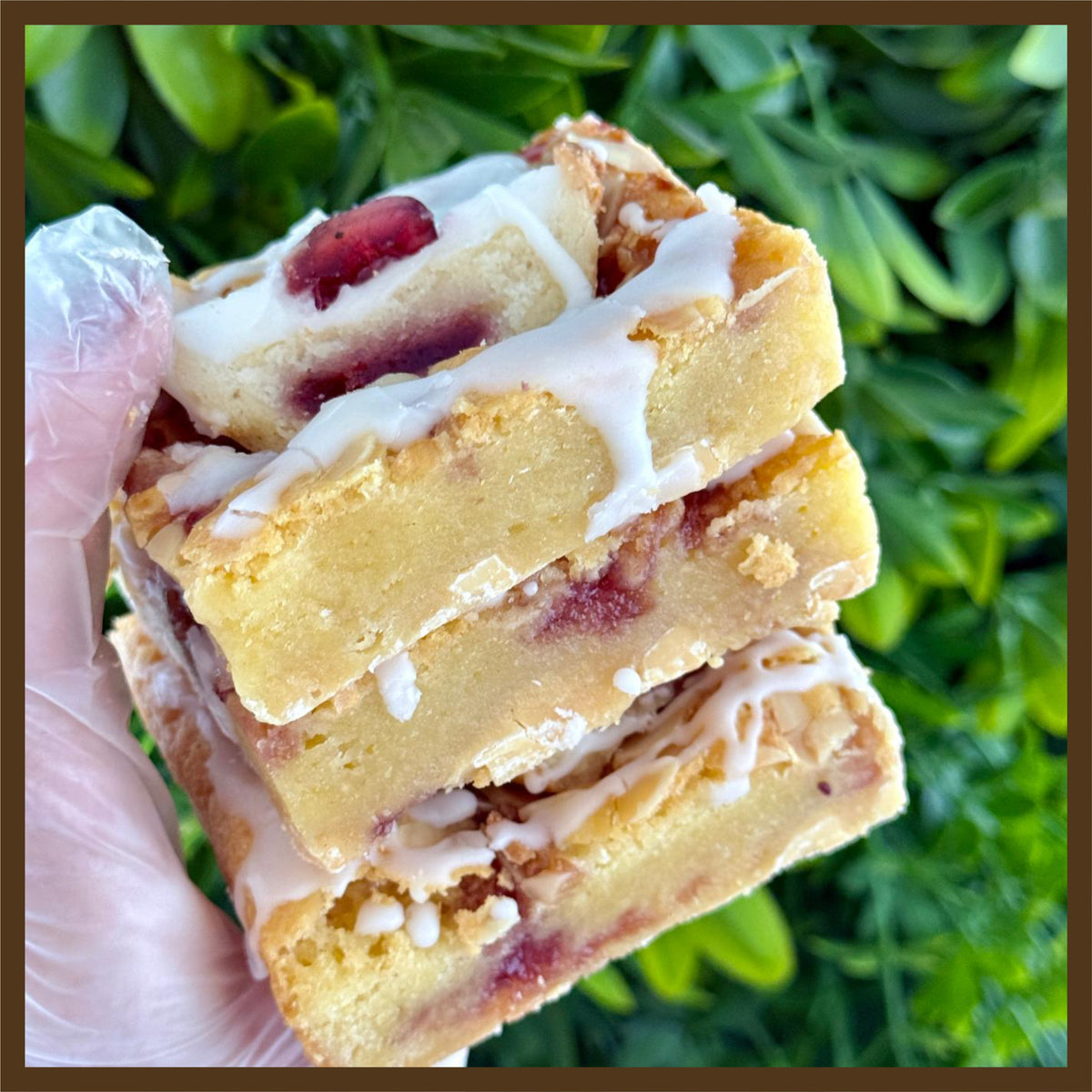 CHERRY BAKEWELL BLONDIE