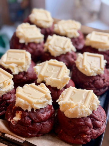 Red Velvet & white chocolate cream cheese NYC