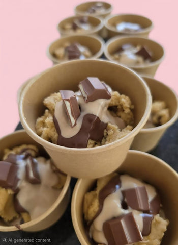 KINDER & NUTELLA COOKIE DOUGH POT